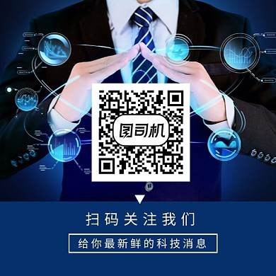 科技消息商务大气方形二维码