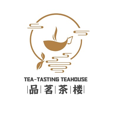 茶楼茶叶店logo标志