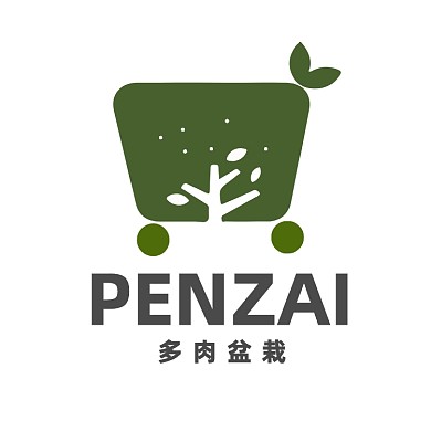 盆栽多肉植物花卉市场LOGO