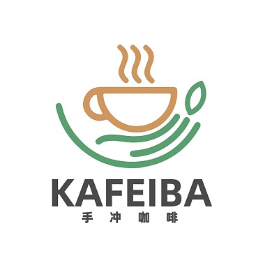 手冲咖啡馆咖啡厅奶茶店LOGO