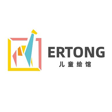 儿童绘本馆长颈鹿教育LOGO