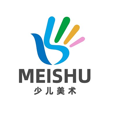少儿美术手鸽子画画班LOGO