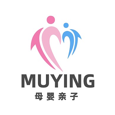 母婴亲子早教教育爱心LOGO