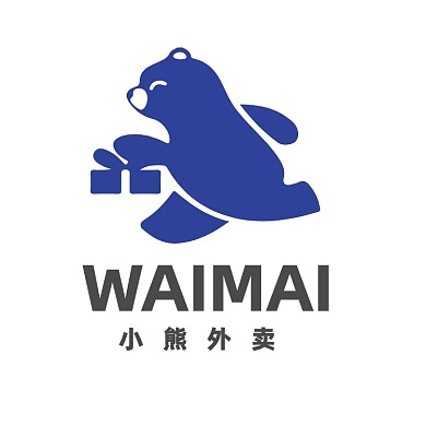 小熊快递外卖LOGO标志