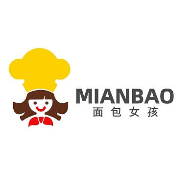 面包店女孩蛋糕店LOGO