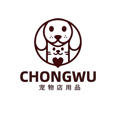 小狗小猫宠物店用品LOGO