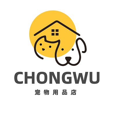 宠物店猫狗粮LOGO