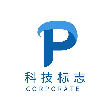 科技互联网字母plogo