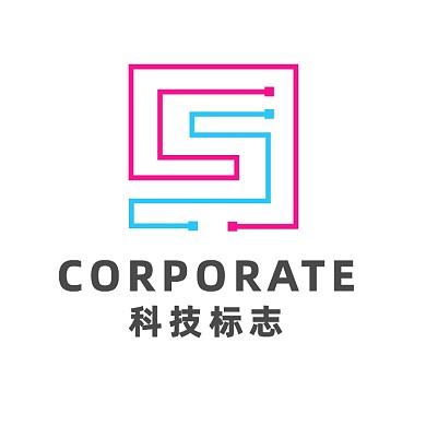 科技互联网商业简约字母s标志