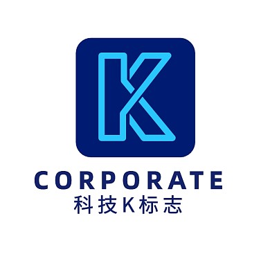 科技互联网商业简约字母k标志