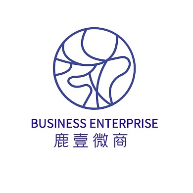 大气简约鹿图形电商微商logo