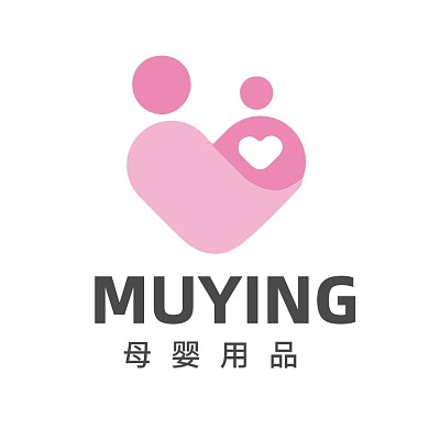 亲子母婴爱心童装用品LOGO