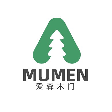 木门字母A森林家具LOGO