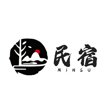 民宿中国风农家乐饭店LOGO