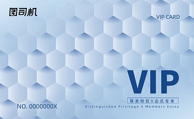 美容护肤会所VIP会员卡