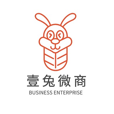 兔子卡通电商微商logoVI