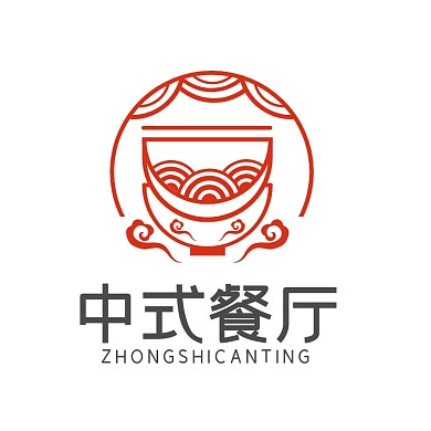 中国风中餐厅饭店LOGO