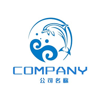 创意简约海洋馆logo