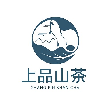 山茶文艺标志logo设计