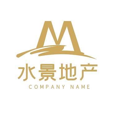 大气高端水景地产logo