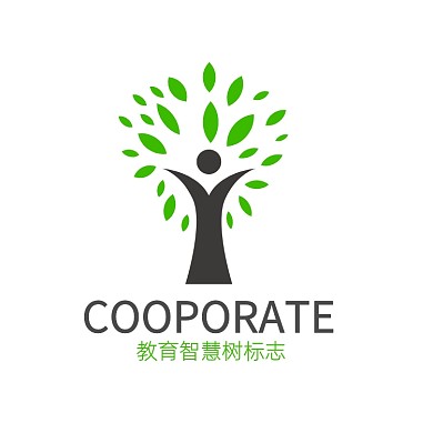 教育智慧树标志儿童logo
