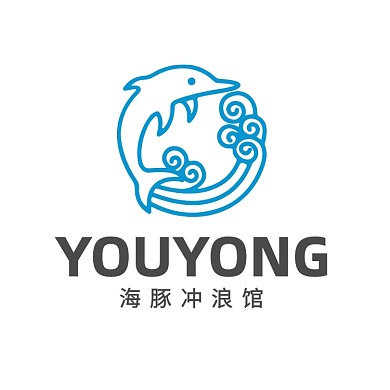 冲浪馆海豚馆海洋馆游泳LOGO