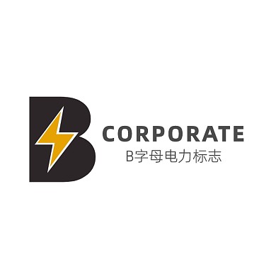 电力字母b标志logo