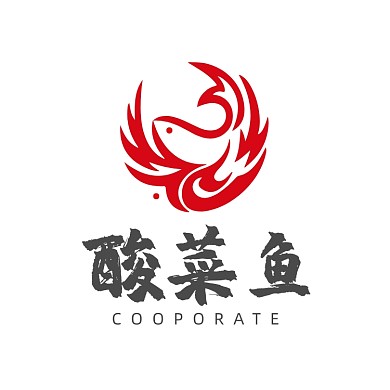 酸菜鱼水煮鱼烤鱼餐饮LOGO