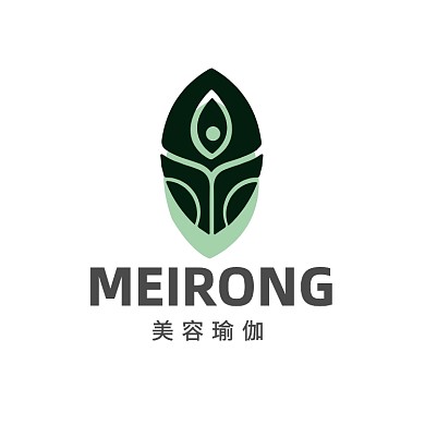 美容瑜伽叶子瘦身高档LOGO