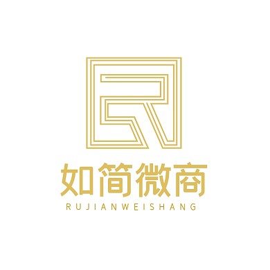 大气时尚R字母电商微商logo