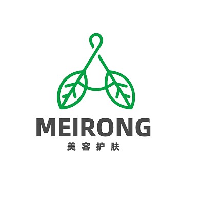 美容护肤化妆品字母A叶LOGO