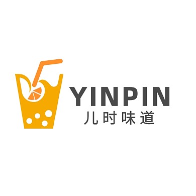 饮品店果汁店奶茶店橘子LOGO