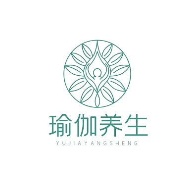大气时尚瑜伽养生健身logo