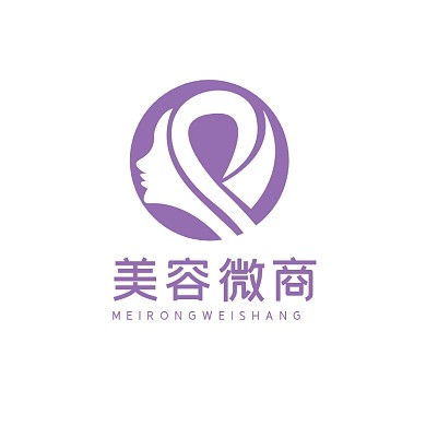 时尚大气美女图形电商微商logo
