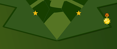 八一建军节绿色军装创意公众号首图背景