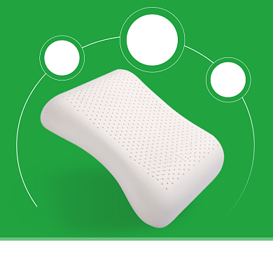 床上用品硅胶枕功能简约促销主图背景