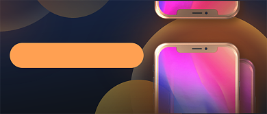 苹果新品解读渐变科技新媒体首图背景