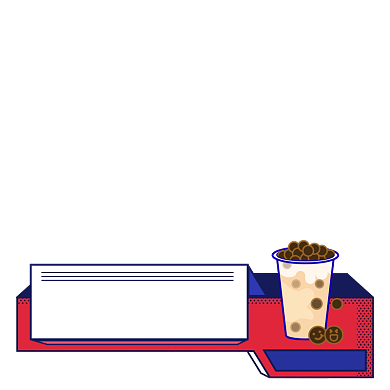 珍珠奶茶店铺新品主图图标背景