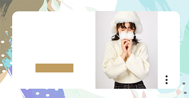 女装秋冬上新毛衣淘宝电商横版海报背景