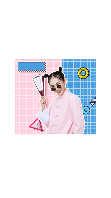 双十一女装促销弹窗背景