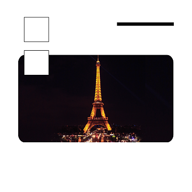 创意简约晚安问候语方形配图背景