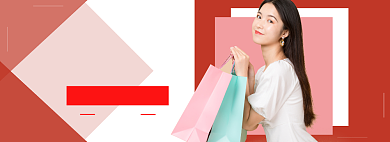 夏季女装酷夏清仓促销banner背景