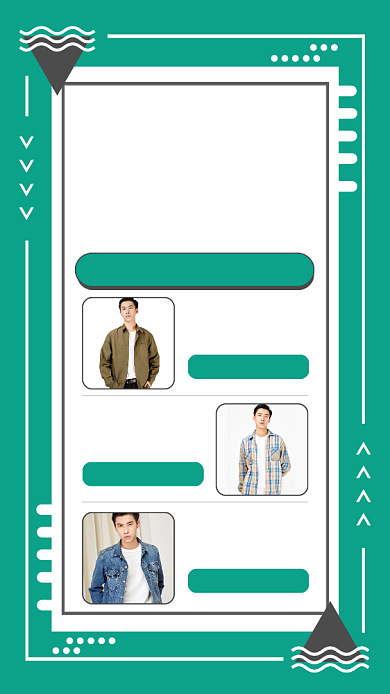 双十一男装预售宣传手机海报背景