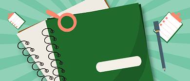 托福阅读笔记干货分享公众号首图背景