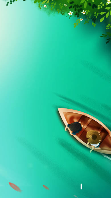 创意手绘插画团队励志聊天背景图背景