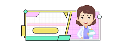 健康保障简约插画公众号logo背景