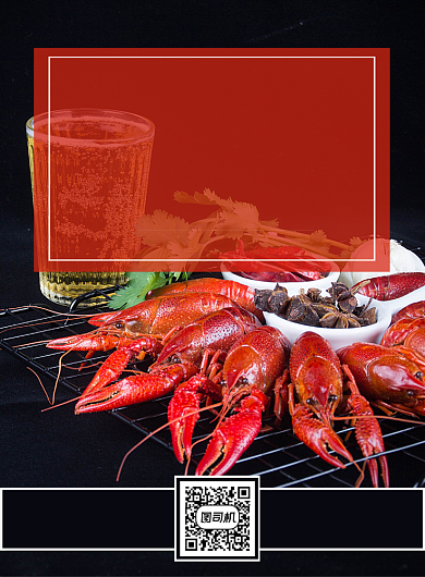 简约美食餐饮店促销宣传广告印刷海报背景