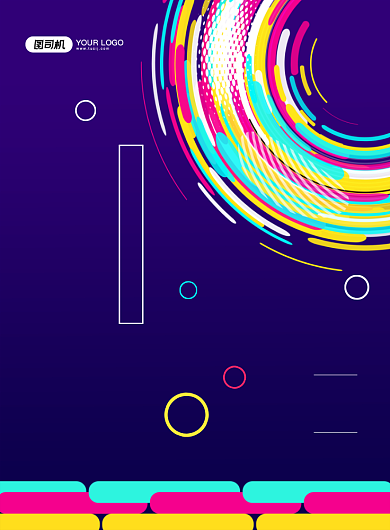 创意简约手绘艺术展宣传海报背景