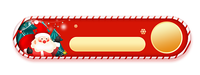 卡通圣诞半价活动标签胶囊banner背景