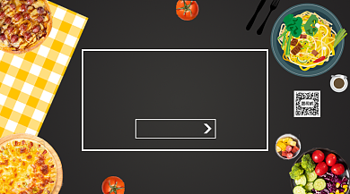 来自意大利的美食手机横版海报背景